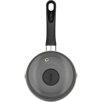 TEFAL Delicia 16 cm Sauce Pan With Lid, Black, Aluminium, B1542284