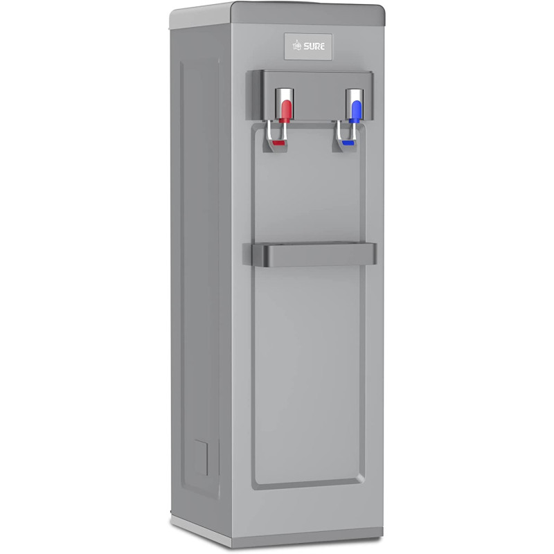 Sure Water Dispenser Top Loading, Hot & Cold Temperature, Best For Home Office And Kitchen, Grey Colour, Sf1801Bm Min 1 year manufacturer warranty