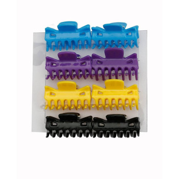 X Z Classic Hair Claws 8 Pcs New