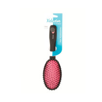 Xcluzive Z Oval Brush For Hair Care, women Hair Brush, pink/black