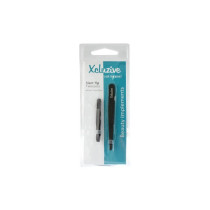 X Z Slant Tweezers Black Coated