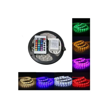 LED Strip Light With Remote Multicolour 5meter