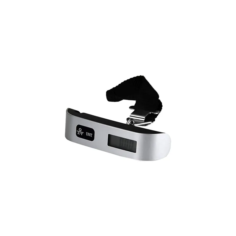 Digital Electronic Luggage Scale Silver & Black