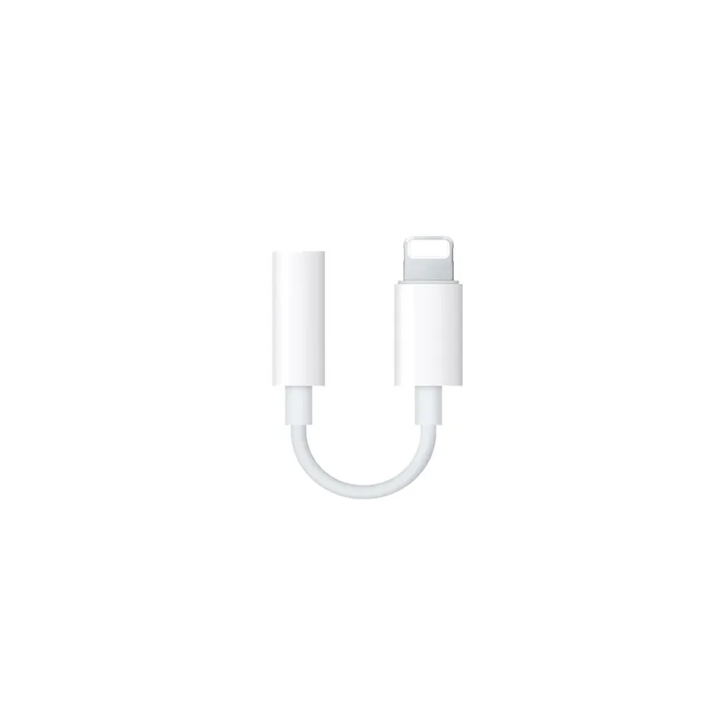 Headphone Jack Adapter For Apple iPhone 77PlusiPhone 66 Plus White