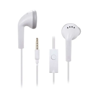Wired InEar Earphones With Microphone For Samsung Galaxy S2S3S4S5Note 234 White
