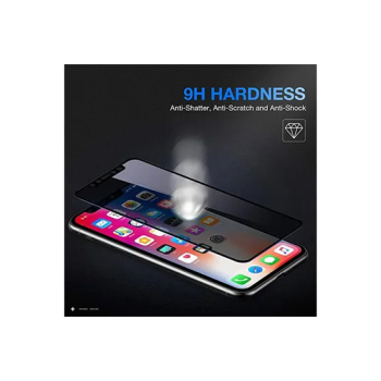 Real Series 3D Full Screen Privacy Tempered Glass For Apple iPhone XS Max And iPhone 11 Pro Max Black