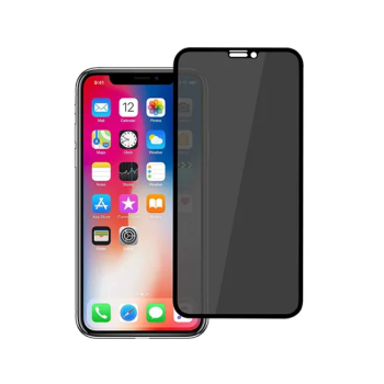 Real Series 3D Full Screen Privacy Tempered Glass For Apple iPhone XR And iPhone 11 Black