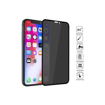 Real Series 3D Full Screen Privacy Tempered Glass For Apple iPhone XR And iPhone 11 Black