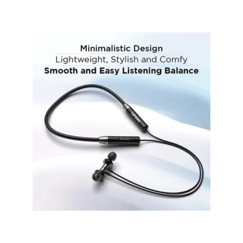 HE05 Wireless Bluetooth 5.0 inEar Neckband Earphones with Mic Black