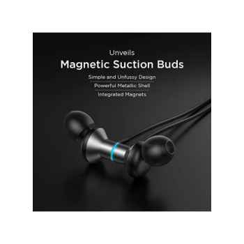 HE05 Wireless Bluetooth 5.0 inEar Neckband Earphones with Mic Black