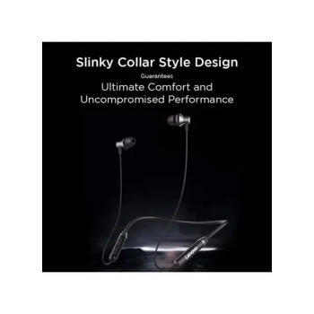 HE05 Wireless Bluetooth 5.0 inEar Neckband Earphones with Mic Black