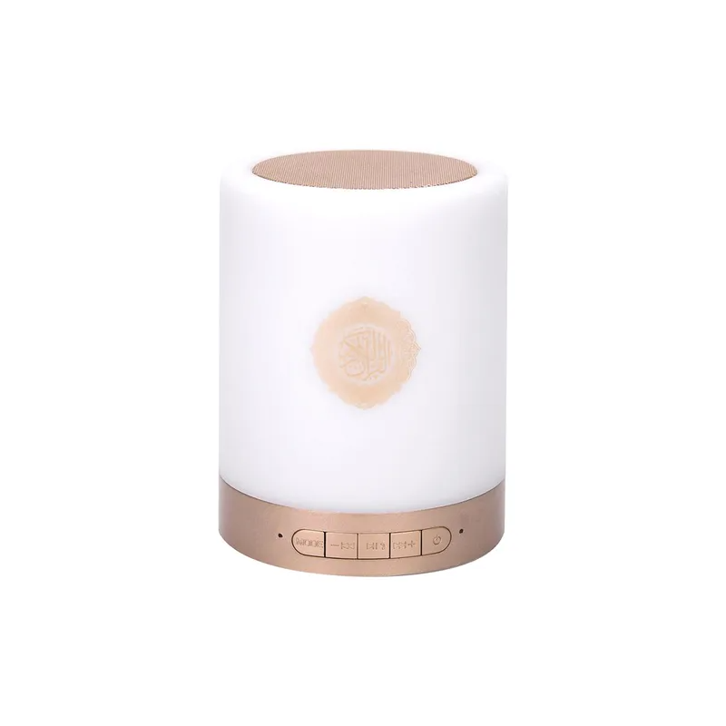Touch Lamp Portable Quran Speaker, Gold White
