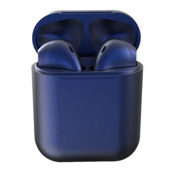 Bluetooth Wireless In Ear Earbuds With Microphone Navy Blue