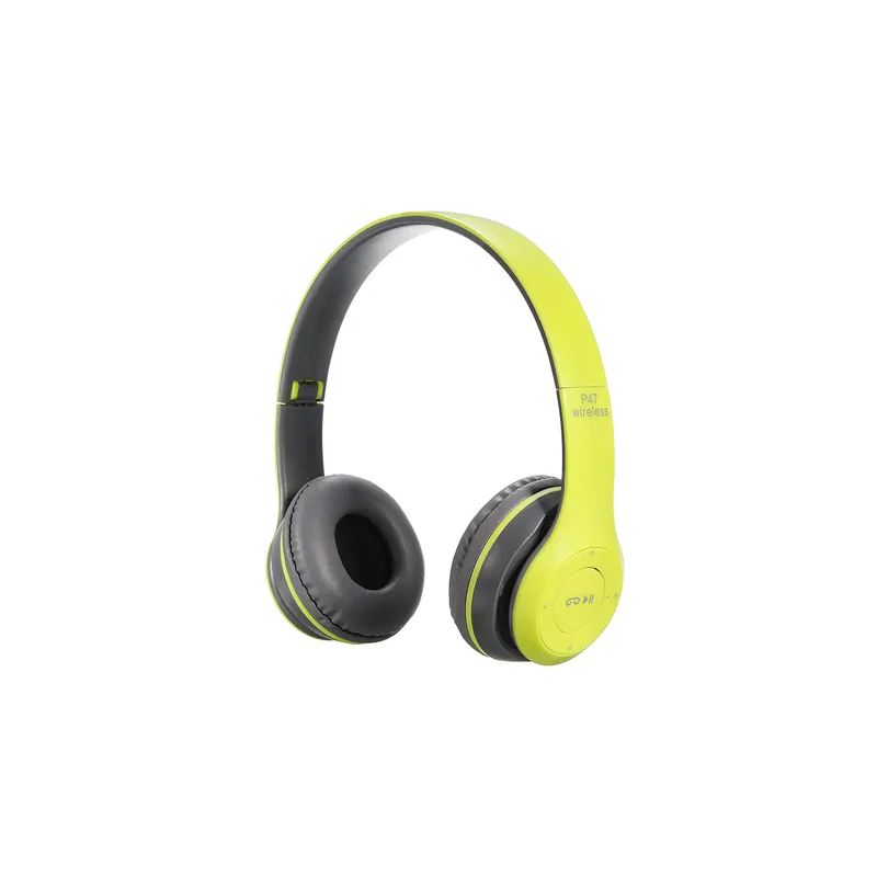 P47 Bluetooth Over Ear Headphones Multicolour