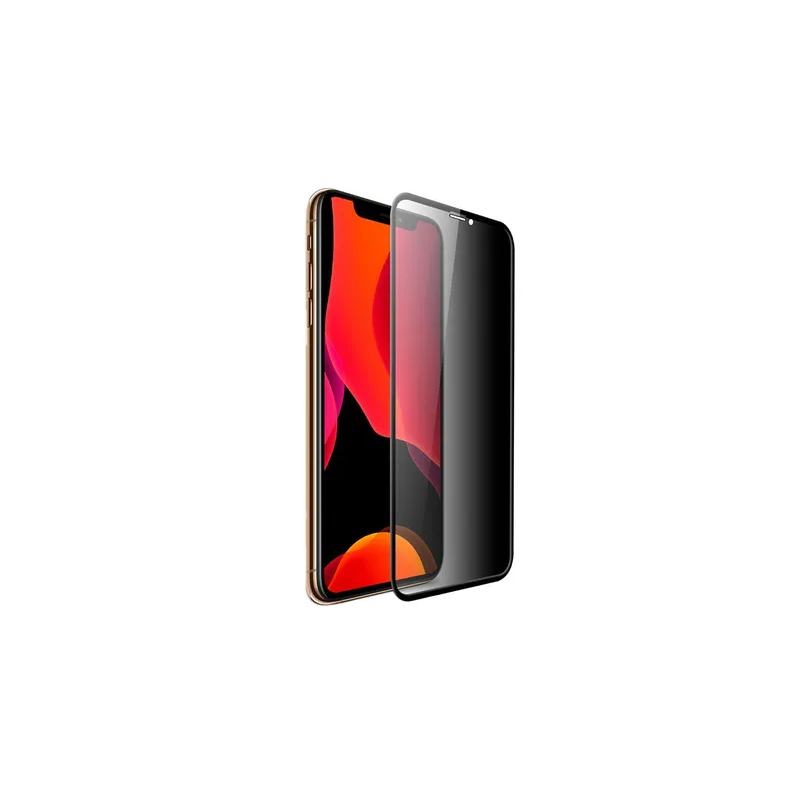 3D Privacy Glass Screen Protector For iPhone 11 Pro Max Black