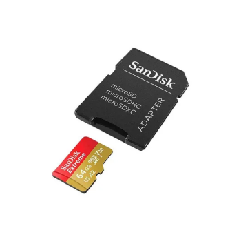 SanDisk Extreme Micro SD UHSI U3 A2 Memory Card 64 GB