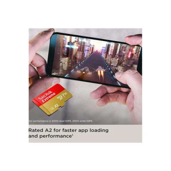 SanDisk Extreme Micro SD UHSI U3 A2 Memory Card 64 GB