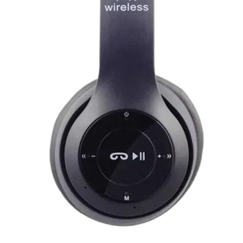 Wireless Bluetooth OnEar Headphone Black
