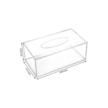 Acrylic Tissue Holder Box Clear 22x12x9centimeter