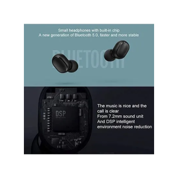 Redmi AirDots 2 Bluetooth InEar Earphones With Charging Case Black