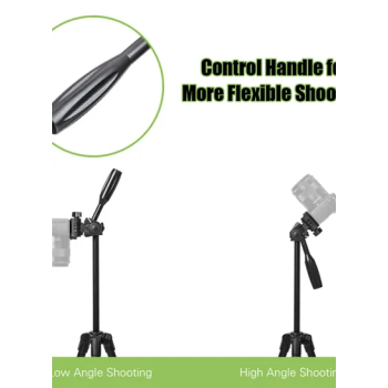 Yunteng VCT5208 Portable Tripod Stand With Remote Shutter Black