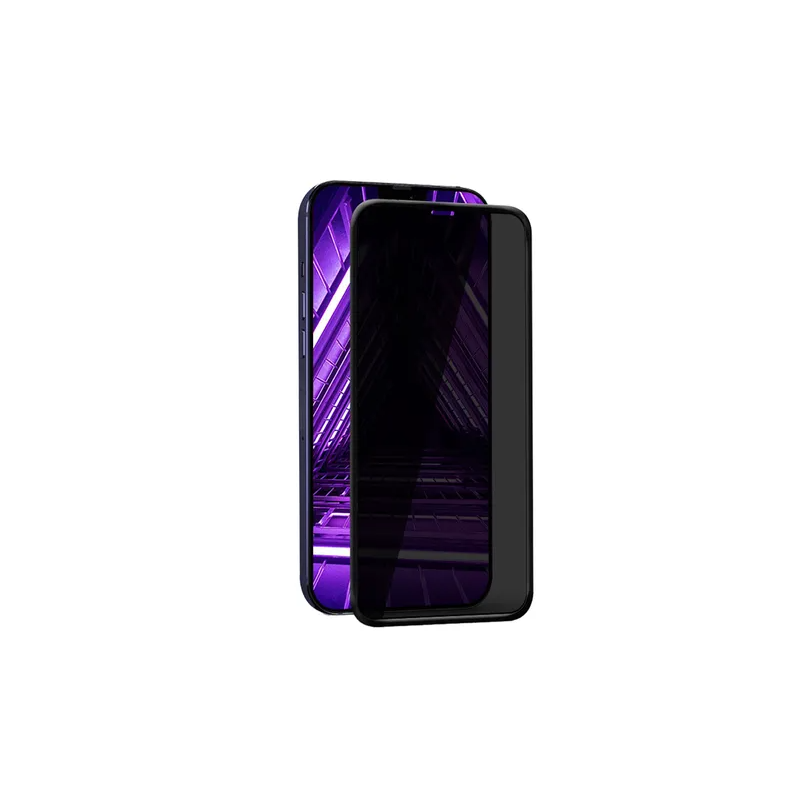 Privacy Tempered Glass Screen Protector For iPhone 12 12 Pro Black