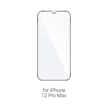 Tempered Glass Screen Protector For Apple iPhone 12 6.7 Pro Max Black