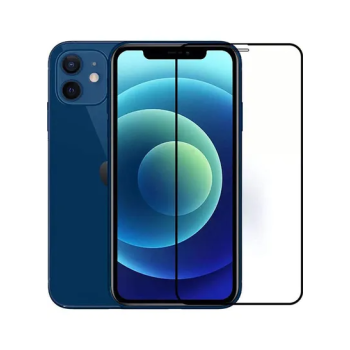 Full Tempered Glass Screen Protector For Apple iPhone 12 Mini Black