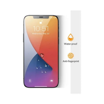 Privacy Full Screen Tempered Glass Protector For Apple iPhone 12 Pro Max Black