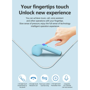 Inpods 12 TWS Wireless In Ear Stereo Headphones Black