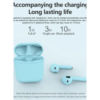 Inpods 12 TWS Wireless In Ear Stereo Headphones Black