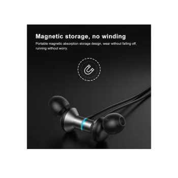HE05 Neckband Earphones Black