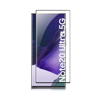 Full Glue Screen Protector For Samsung Galaxy Note 20 Ultra 6D CURVED Black