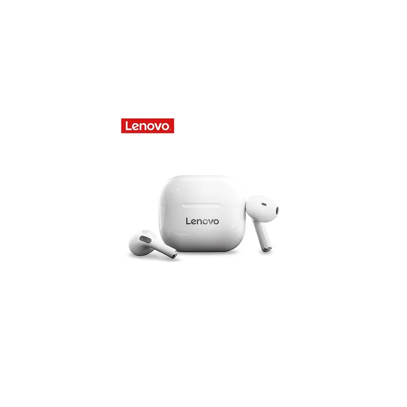 LP40 TWS Wireless Earphone Bluetooth wireless 5.0 Dual Stereo Bass Touch Control IP54 life White