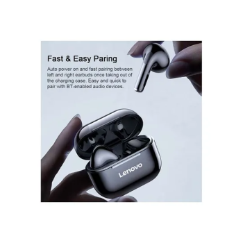 LP40 TWS Wireless Earphone Bluetooth wireless 5.0 Dual Stereo Bass Touch Control IP54 life White