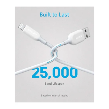Power Line 3 Lightning Cable White