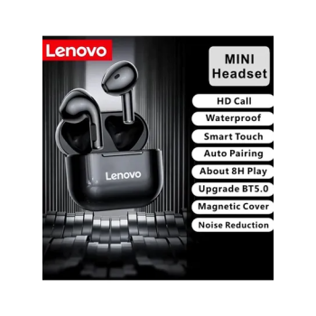 LP40 TWS Wireless Earphone Bluetooth 5.0 Dual Stereo Bass Touch Control IP54 Life Waterproof Black