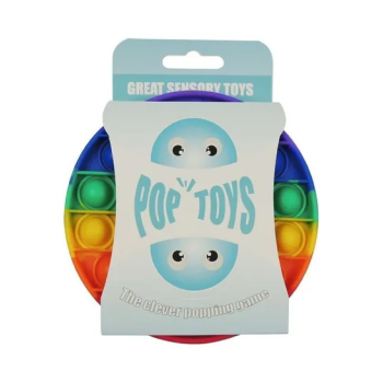Push Pop Bubble Sensory Fidget Toy Multicolour Reduces Stress And Anxiety