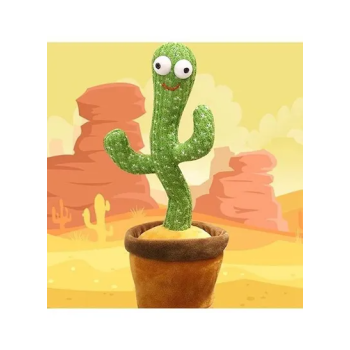 Singing And Dancing Decorative Funny Early Childhood Education Plush Cactus Toy For Kids 25 x 10 x 8cm