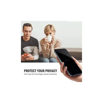 5D AntiSpy Privacy Tempered Glass Screen Protector For iPhone 13 Pro Max Black