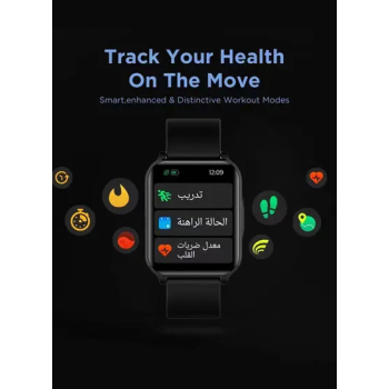 S2 Pro Smartwatch with Arabic Support Black