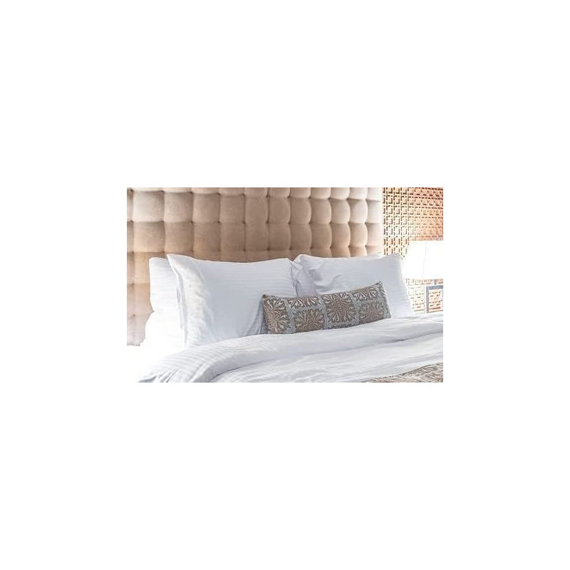 Deep Sleep 1Piece Hotel Quality Cotton Pillow 300Tc 50X70Cm White Down Alternative Bed Pillows