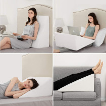 Deep Sleep Bed Wedge Pillow With Memory Foam Wedge Pillow For Snoring Neck Pillow For Pain Relief Shoulder Pain Back Pillow