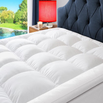 Deep Sleep Mattress Topper Soft Comfort White 500Gsm