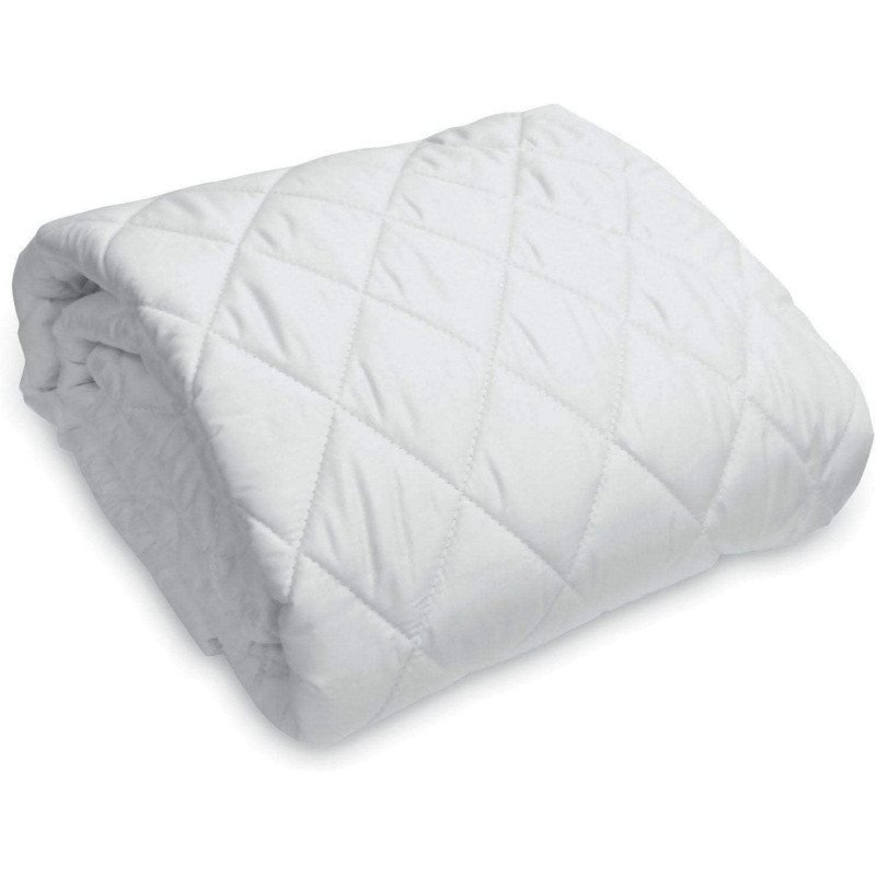 Deep Sleep Twinsingle Size Satinspace Pattern White Matress Protectors