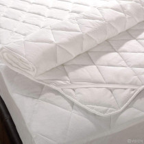 Deep Sleep Twinsingle Size Satinspace Pattern White Matress Protectors