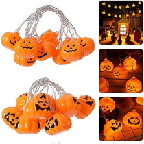 Brain Giggles Halloween LED String Light Pumpkin 