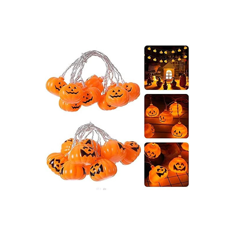 Brain Giggles Halloween LED String Light Pumpkin
