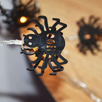 Brain Giggles Halloween LED String Light Spider 