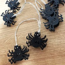 Brain Giggles Halloween LED String Light Spider 